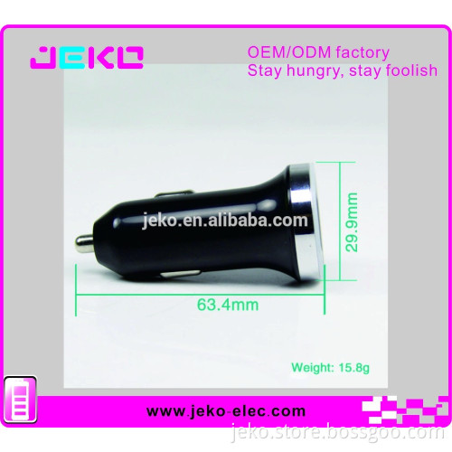 Good quality dual usb car charger LED light up car charger for mobile phone in car using charger